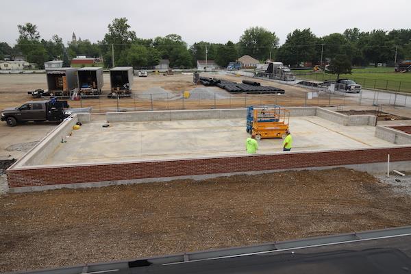 Another aerial (rooftop) view of the soon-to-be greenhouse